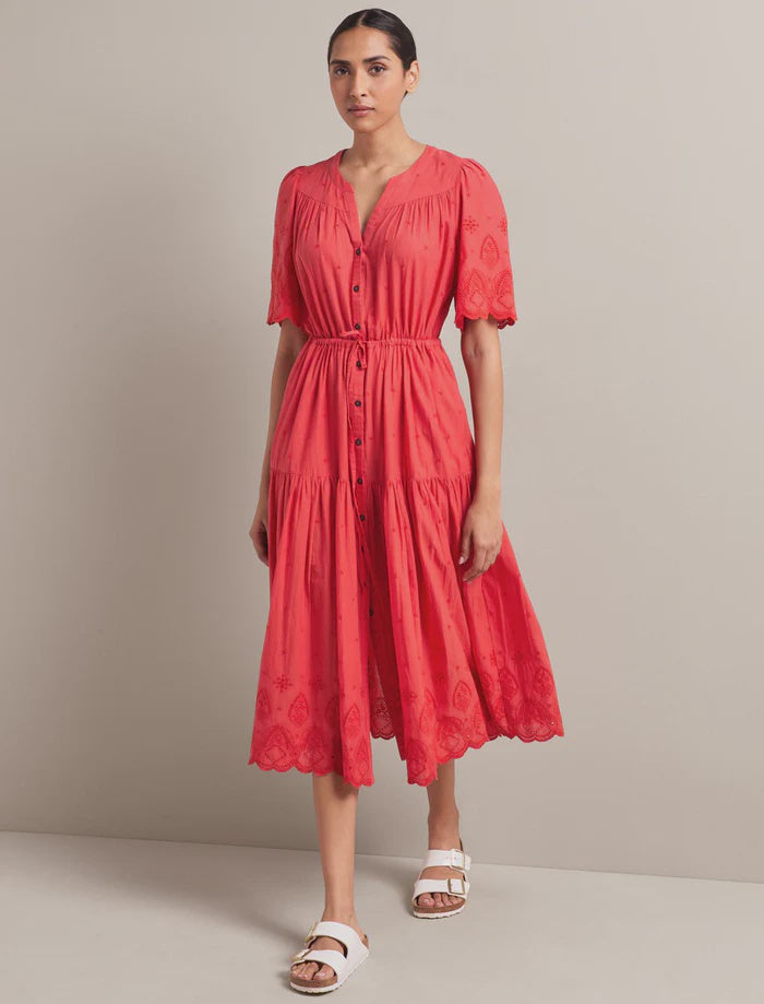 Nicole Broderie anglais maxi dress