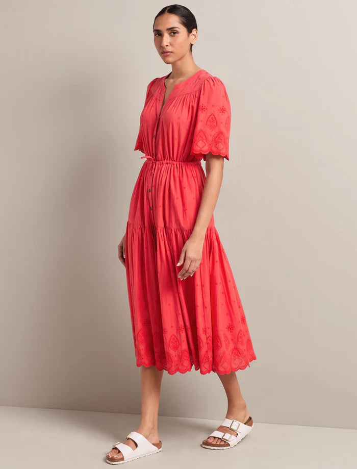 Nicole Broderie anglais maxi dress