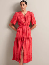 Nicole Broderie anglais maxi dress