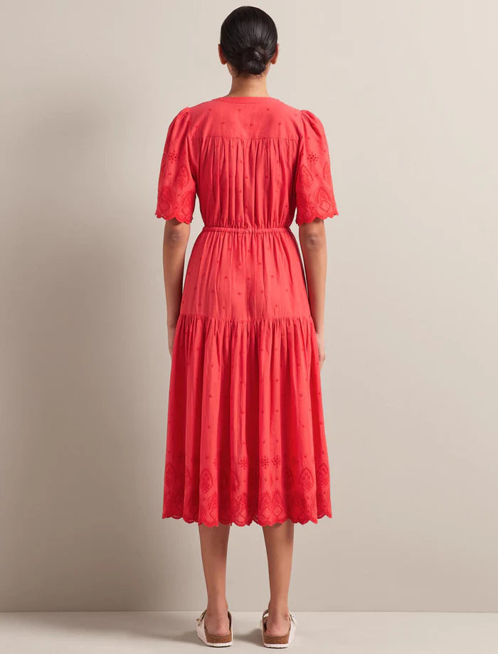 Nicole Broderie anglais maxi dress