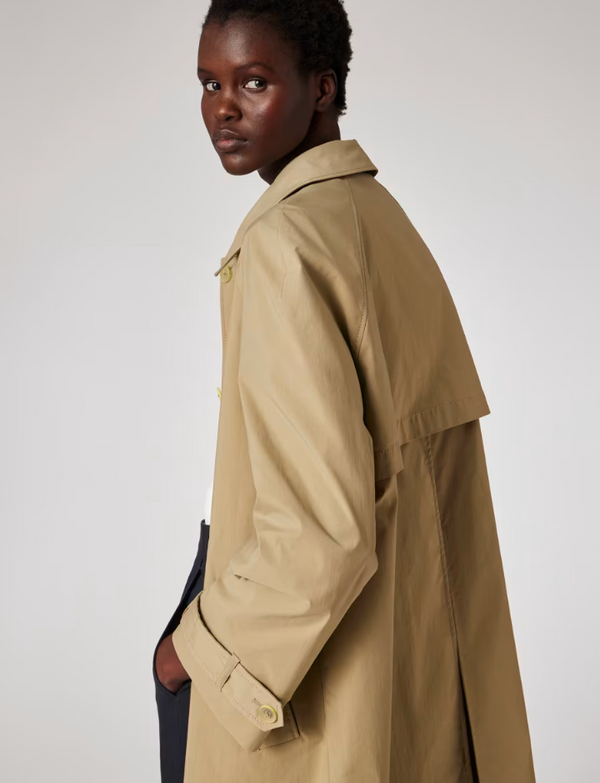 Women's Pale Khaki Lightweight Raglan Mac