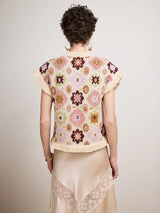 Soraya Waistcoat in Ecru
