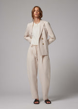 Stripe Seersucker Trousers