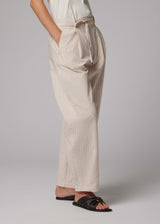 Stripe Seersucker Trousers