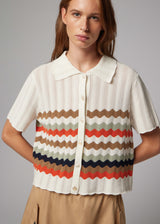 Zig Zag Stripe Top