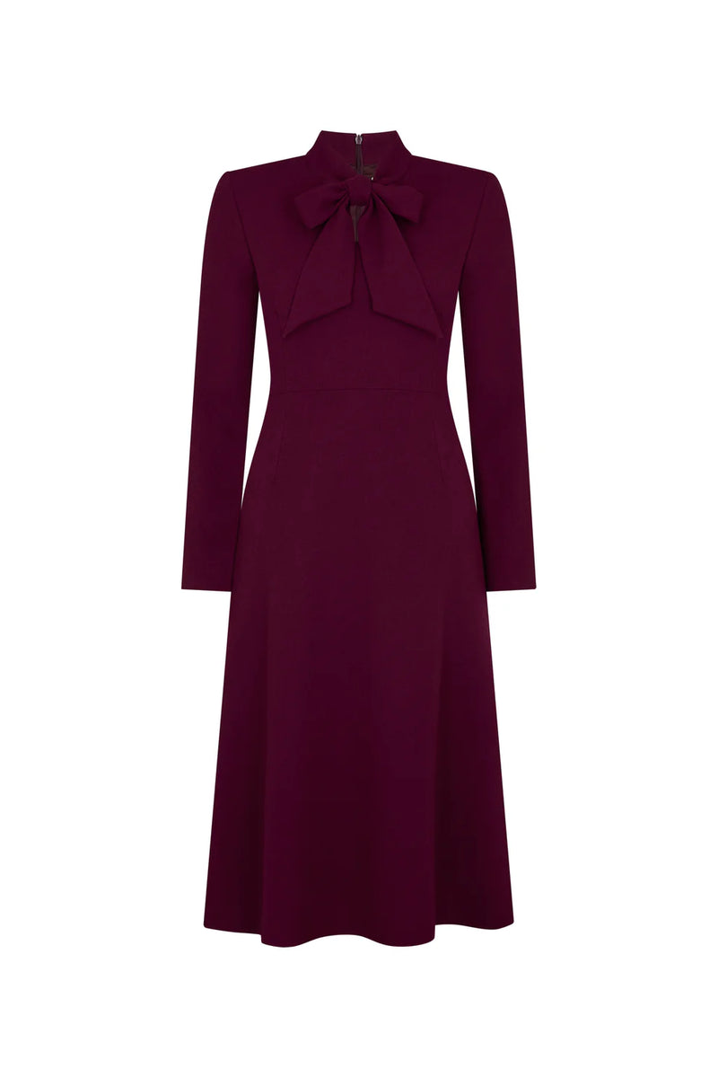 Wallis Wool crepe fit & flare Dress