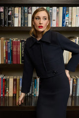 Weaver wool crepe Jacket