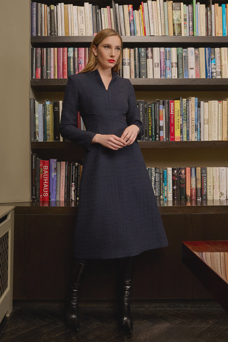 Worth Tweed midi dress