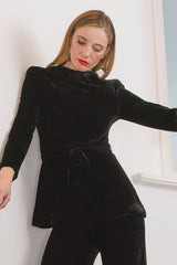 Wray Fluid velvet top