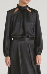 Amerie silk satin Blouse
