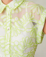 843B/68/L-Diaz embroidered Dress-L
