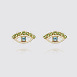 670132501-Petite Greek Eye earrings