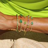 118131301-Petite drop gold bracelet