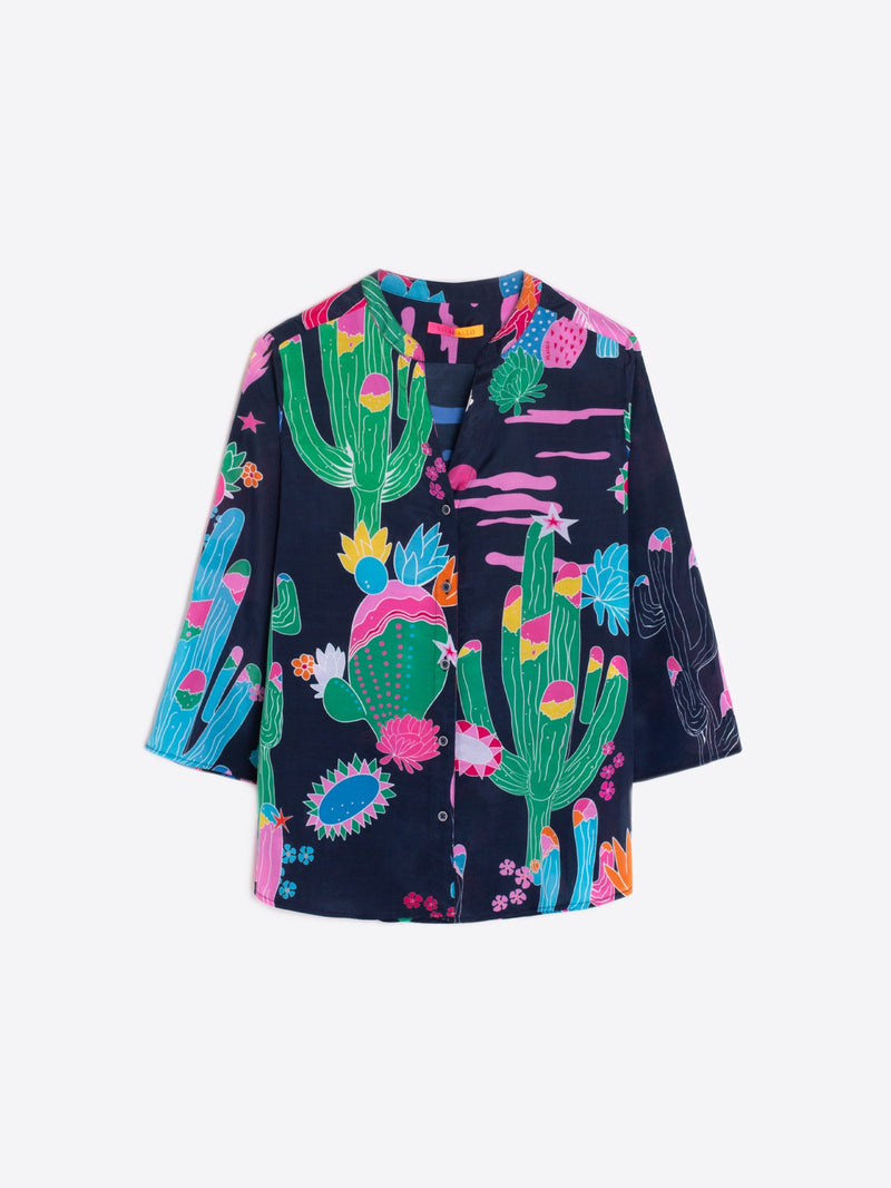 Juliet Cactus Print Shirt