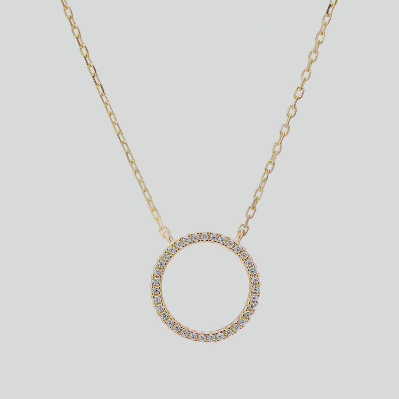Chora Mini Circle Necklace - N3223