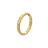 Spike Gold Stacking Ring (Size N)
