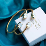 Mini Drop Bracelet - White Opal