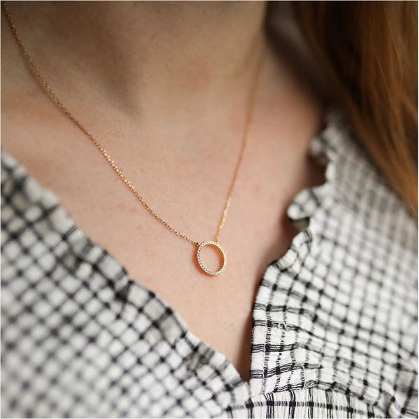 Chora Mini Circle Necklace - N3223